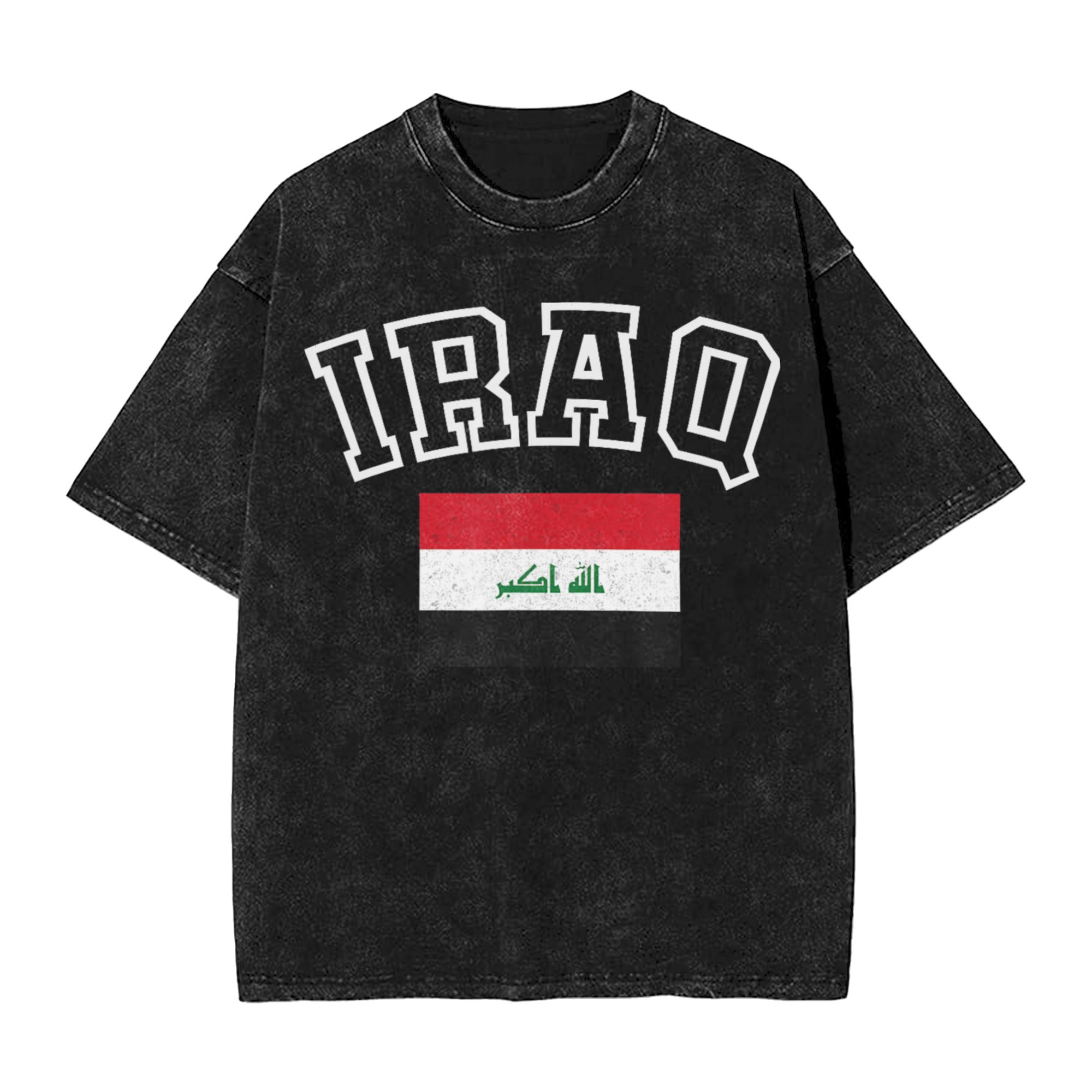 Summer Clothing Ideas Men - Irak Bayrağı Retro erkek T Shirt