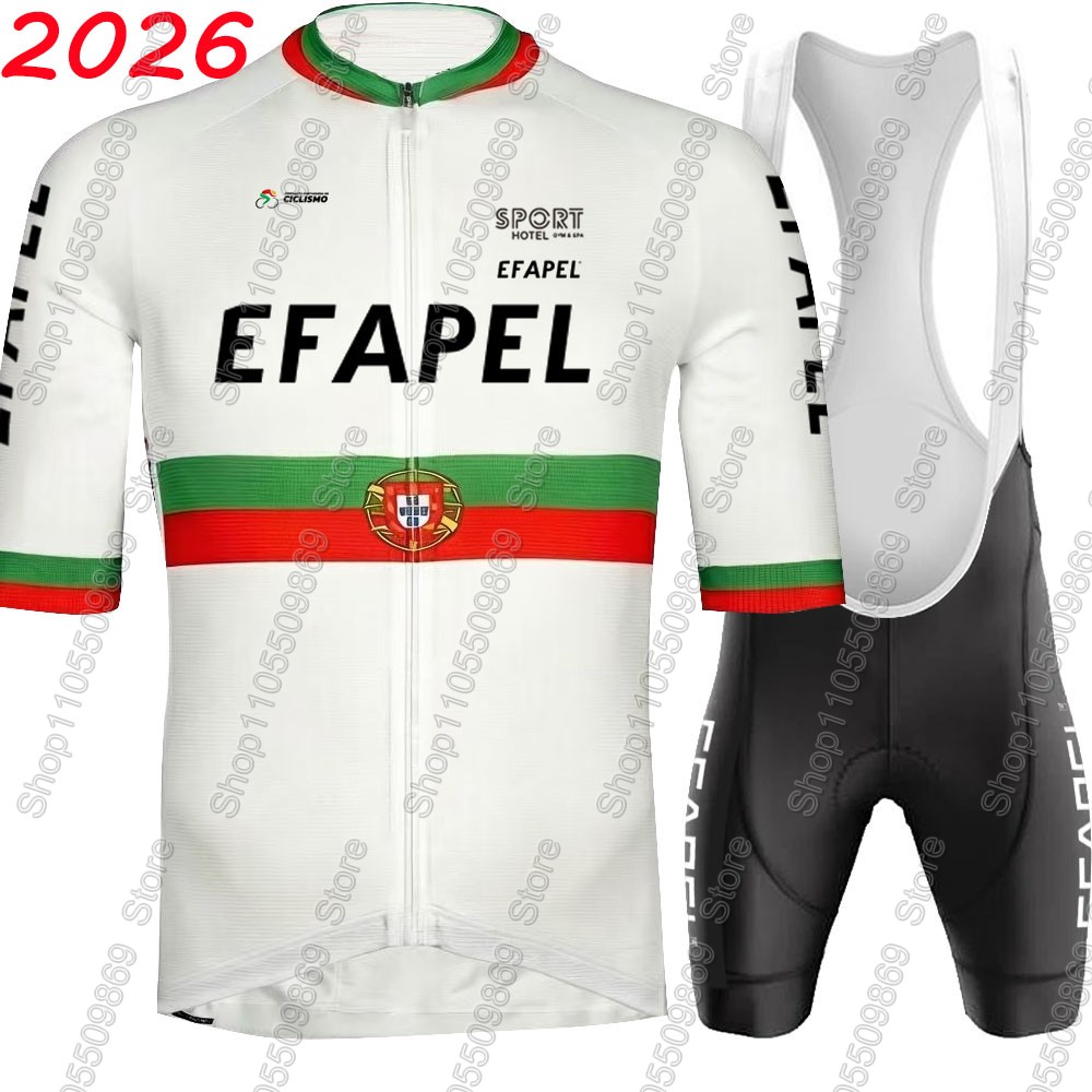 Summer Clothing Men Sale - Portekiz 2026 Efapel Takımı Bisiklet Forması