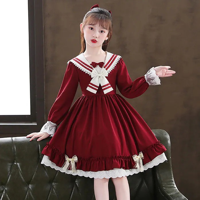 Summer Clothing For Teen Girls - Yaz Lolita Çocuk Kostüm Elbise Kız