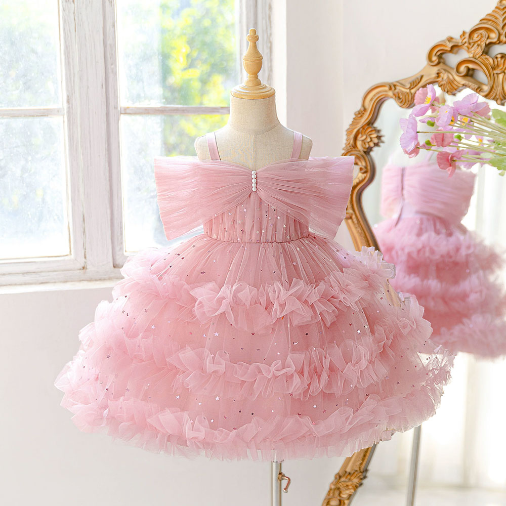 Summer Clothing For Kids Girls - Moda Çocuk Çiçek Kız Elbisesi 3-8
