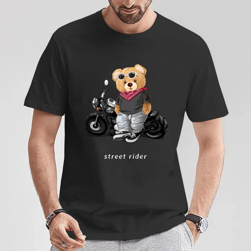 Summer Clothing Motorcycle - Motosiklet severler sokak oyuncak şövalye baskı