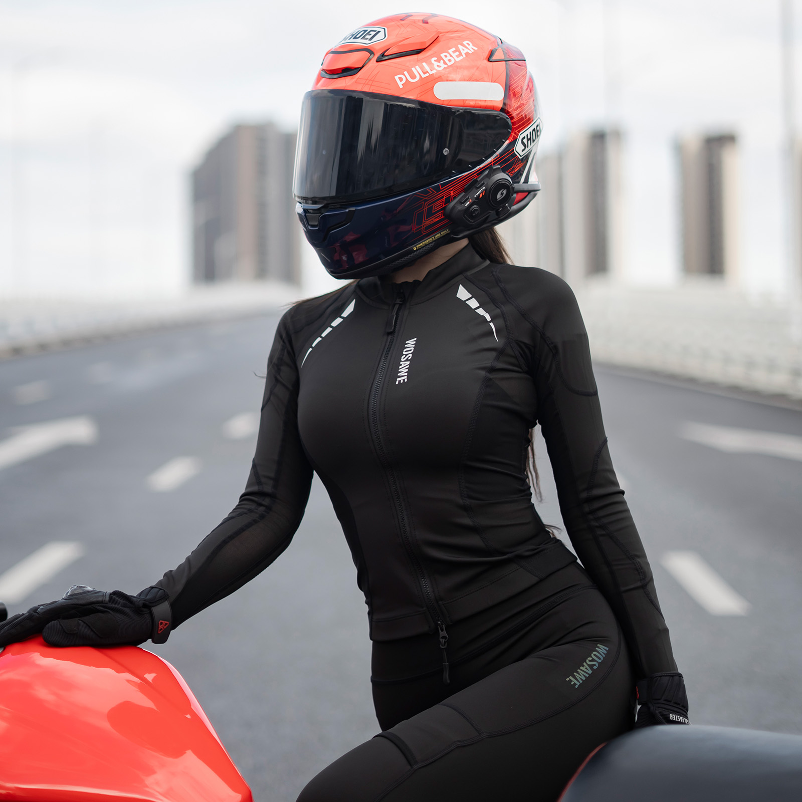 Summer Clothing Motorcycle - WOSAWE Kadın Motosiklet Ceket Yaz Örgü
