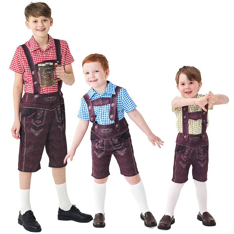 Summer Clothing Baby - Erkek bebek Giysileri Alman Oktoberfest Kostüm