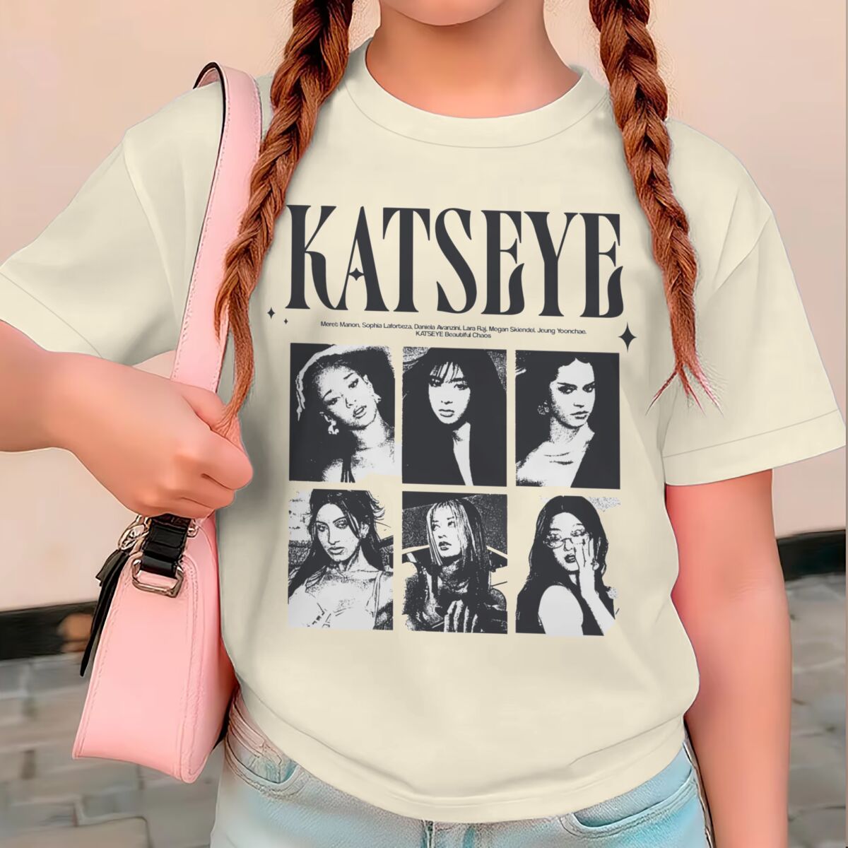 Summer Clothing Baby - KATSEYE Baskı Yaz Üstleri Kızlar Y2K