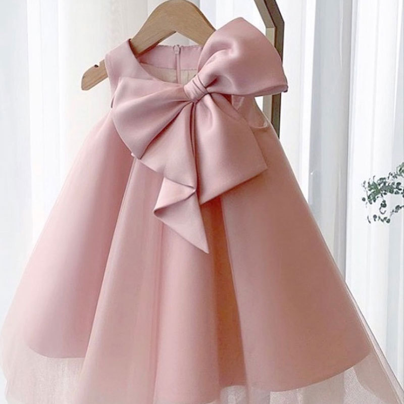 Summer Clothing Baby - Yaz Büyük Yay Bebek Kız Elbise