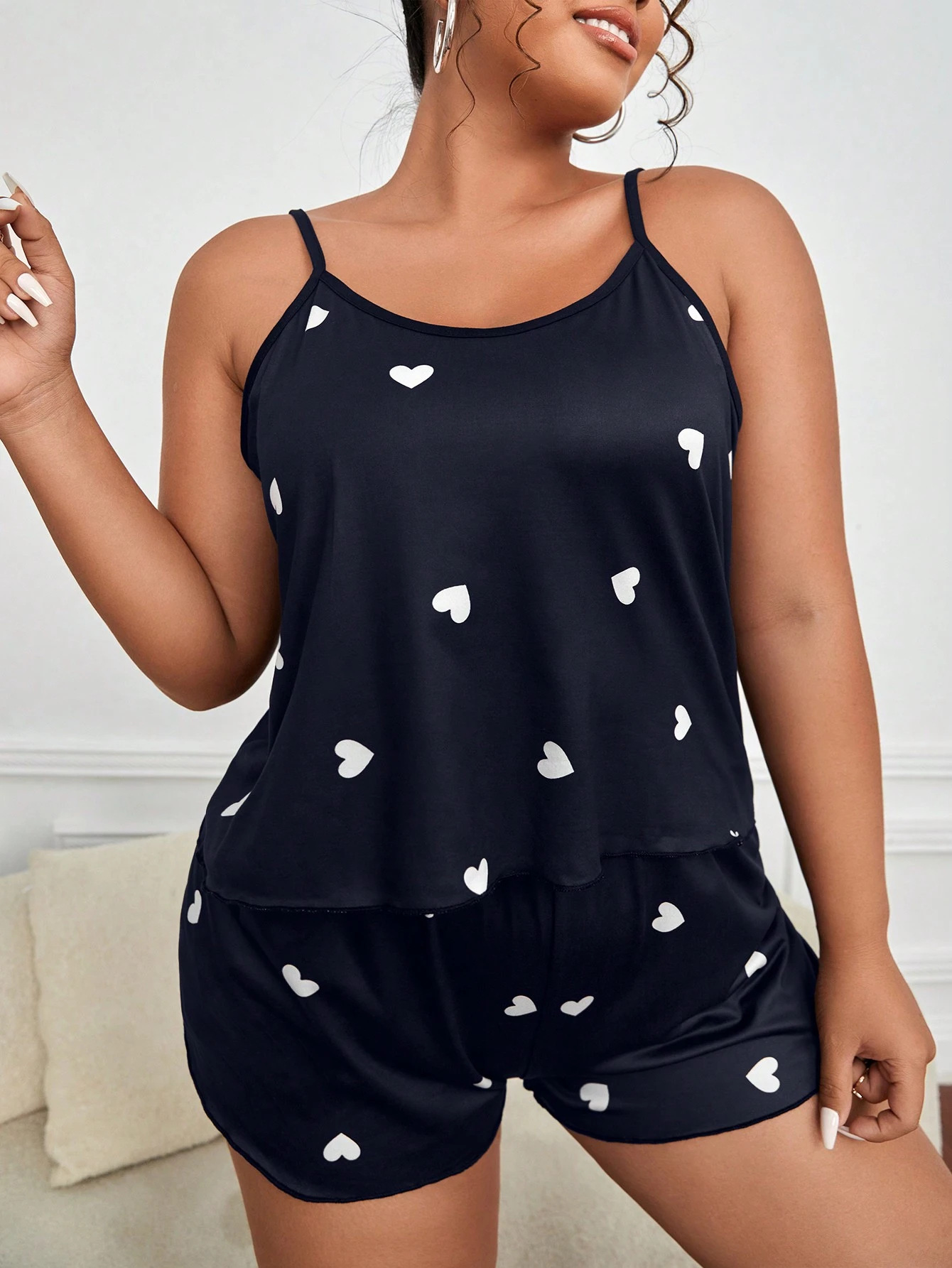 Summer Clothing Model - Kadınlar için 2 Parça Pijama Takımı