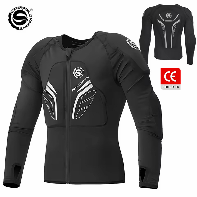 Summer Clothing Motorcycle - SFK Siyah Motosiklet Ceketi Elastik Dar