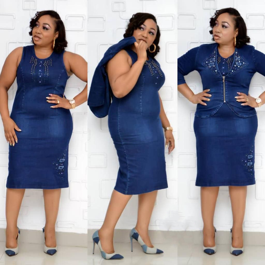 Summer Clothing Women Sale - 2 parça setleri kadın Denim etek