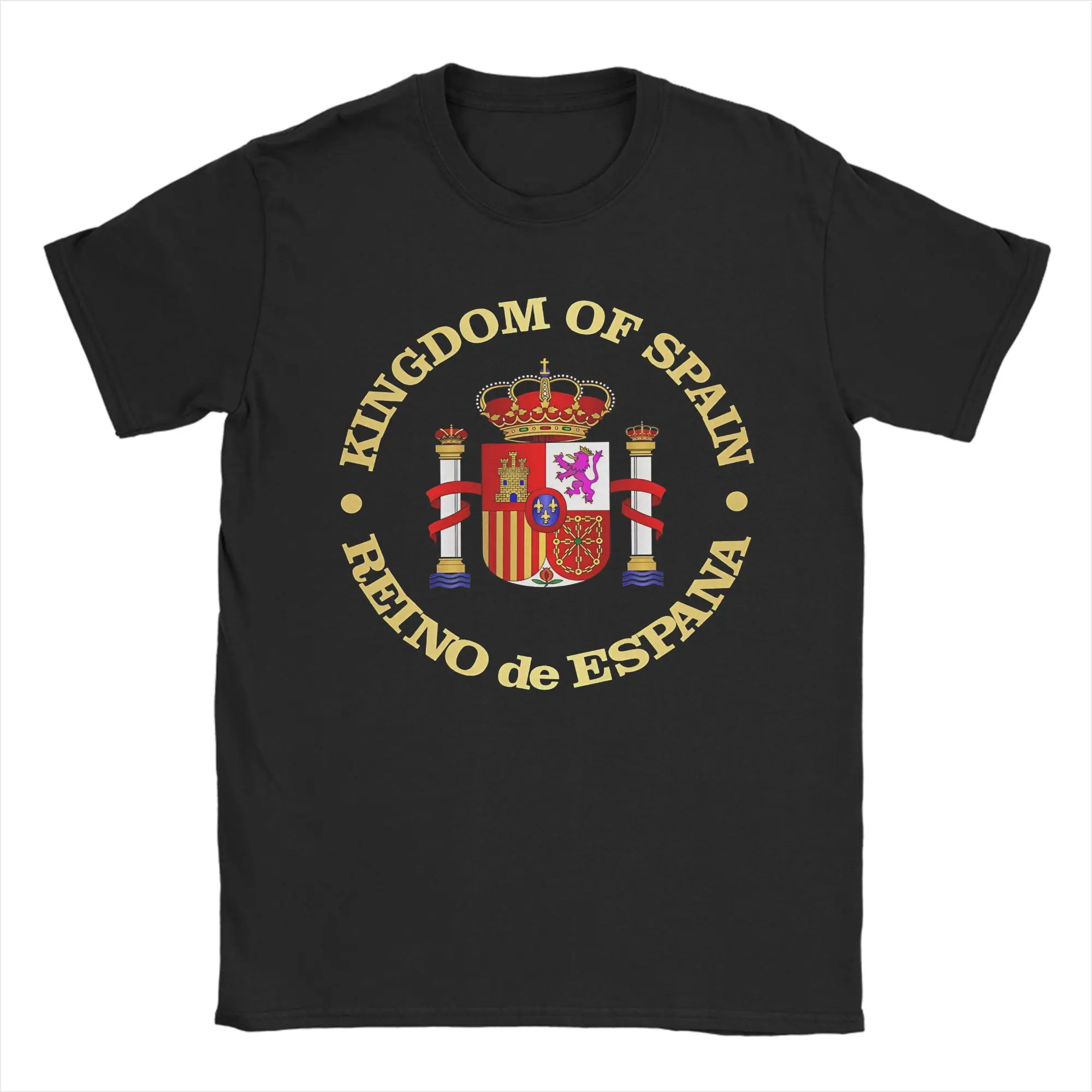 Summer Clothing Ideas Men - İspanya Arması T Shirt Erkek Saf