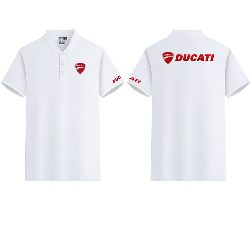 Summer Clothing Motorcycle - Ducati Yarış motosikleti yakalı POLO gömlek