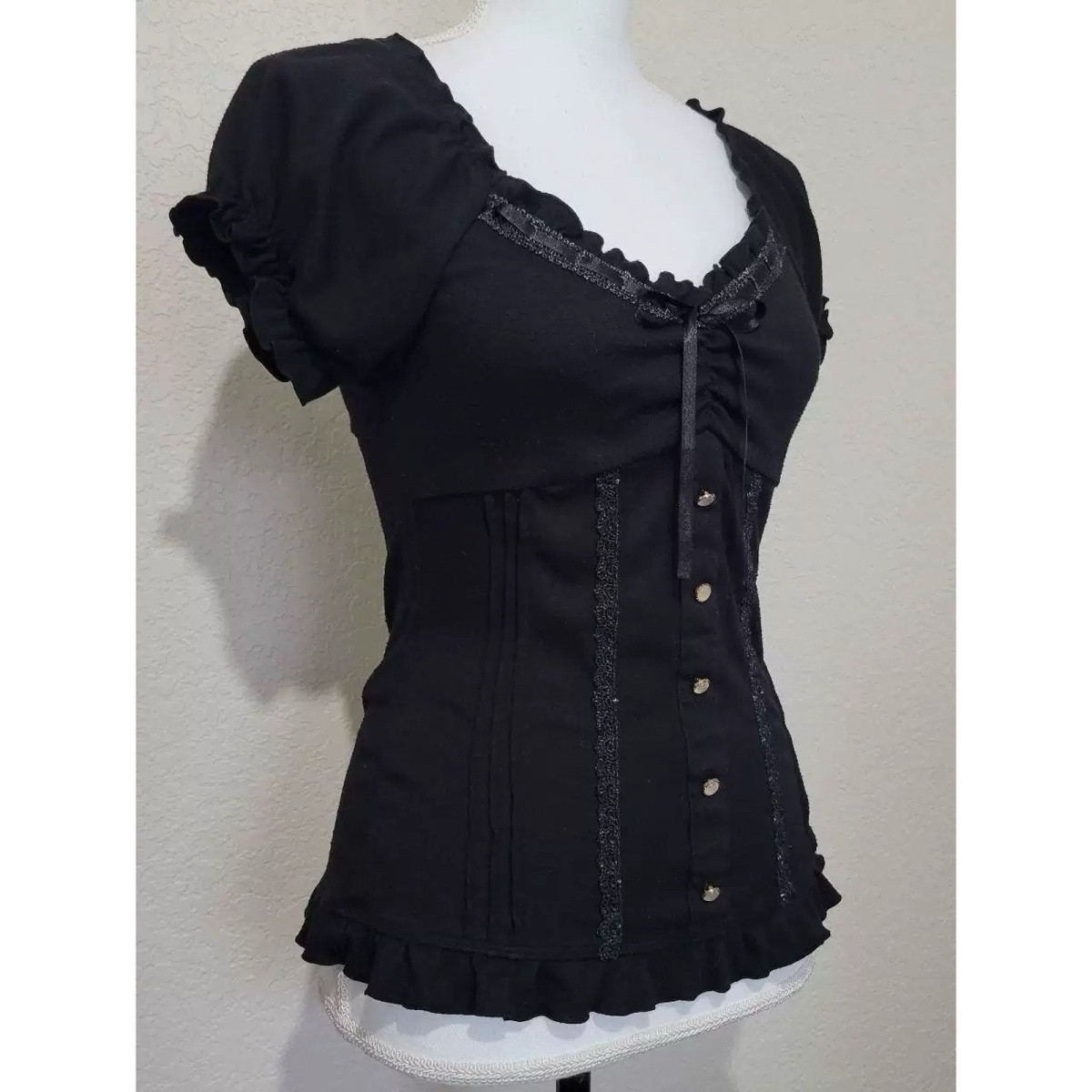 Japon 2000 s Y2k Punk Gömlek V - Summer Goth Clothing incelemesi ve fiyatı