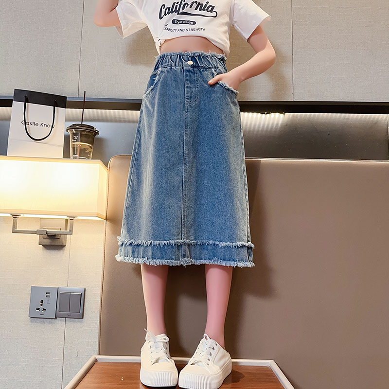Okul Kızları Kot Etek İlkbahar - Summer Clothing For Teen Girls incelemesi ve fiyatı