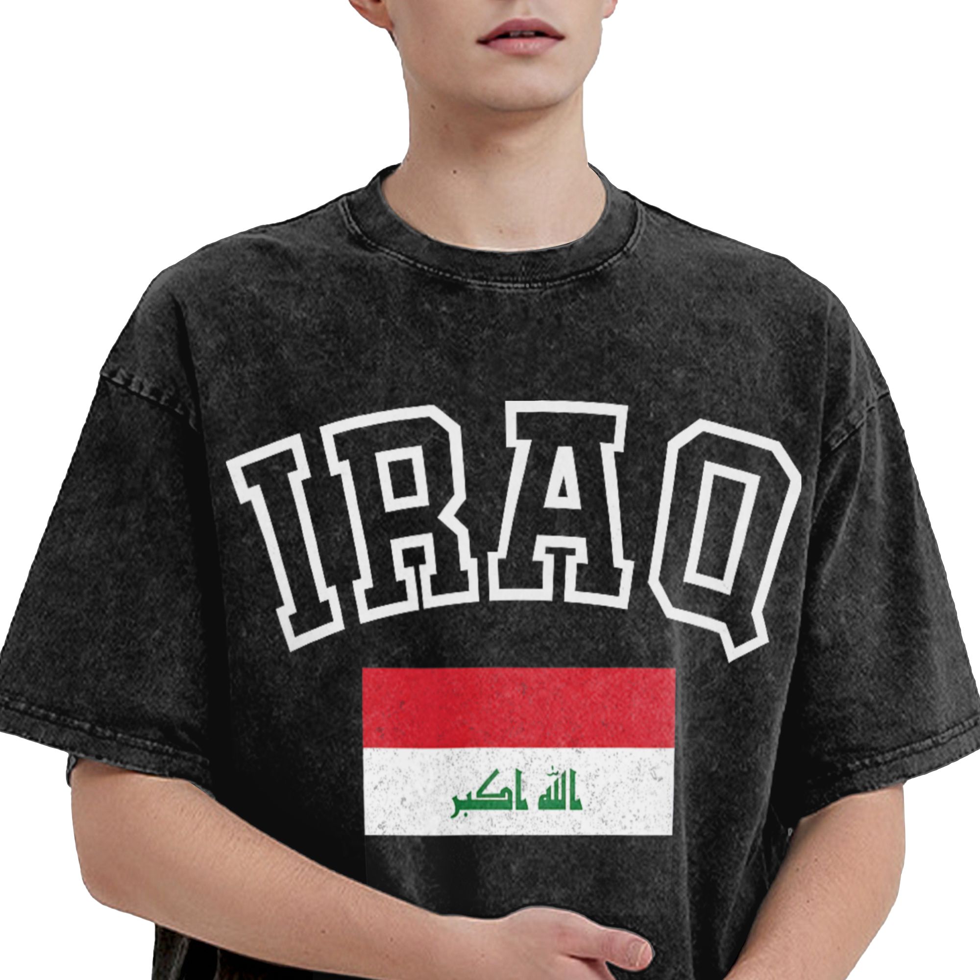 Irak Bayrağı Retro erkek T Shi - Summer Clothing Ideas Men incelemesi ve fiyatı