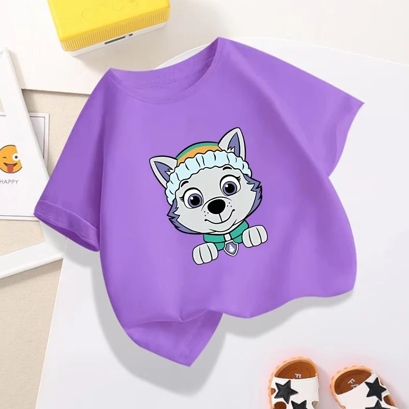 Paw Patrols Serisi T-Shirt Mor - Summer Everest Clothing incelemesi ve fiyatı