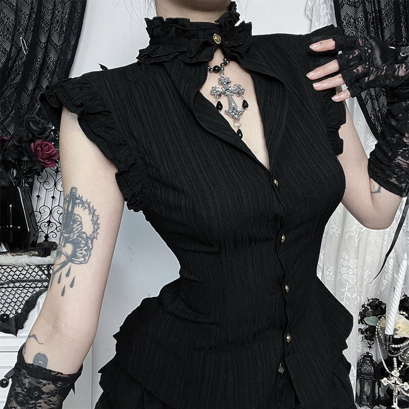Goth Dark 90'lar Grunge Tek Gö - Summer Goth Clothing incelemesi ve fiyatı