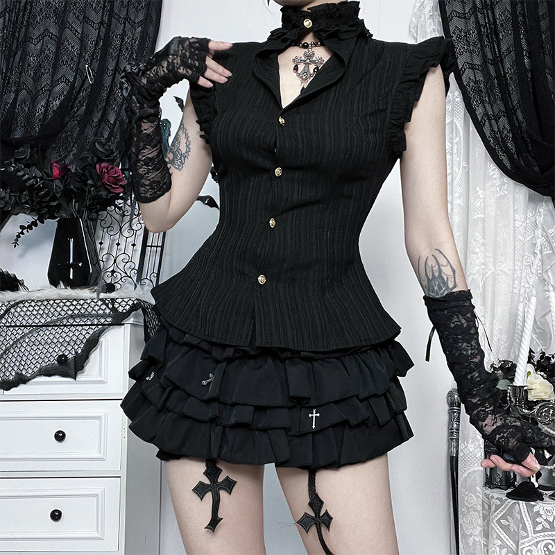 Goth Dark 90'lar Grunge Tek Gö - Summer Goth Clothing incelemesi ve fiyatı