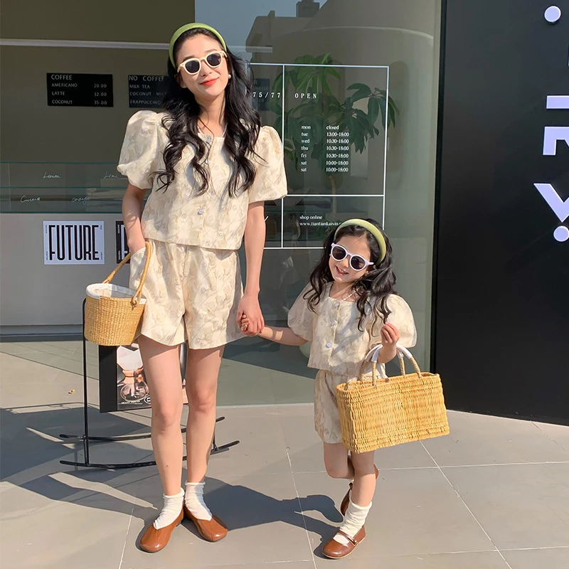 Anne ve kızı eşit setleri giys - Summer Clothing Baby incelemesi ve fiyatı