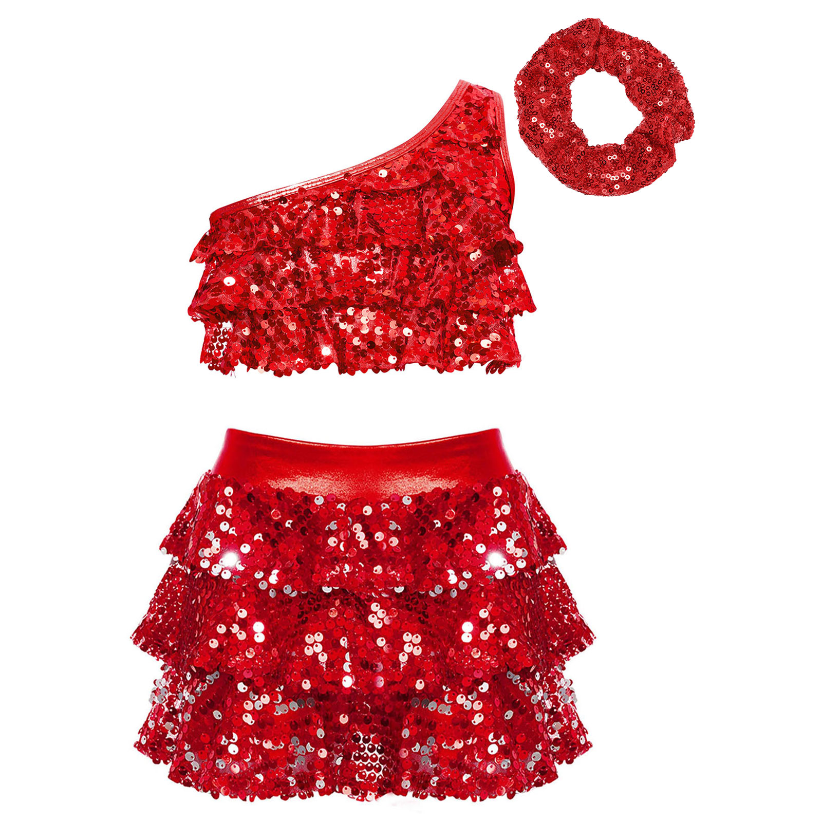 Çocuk Kız Parlak Pul Latin Caz - Summer Clothing For Kids Girls incelemesi ve fiyatı