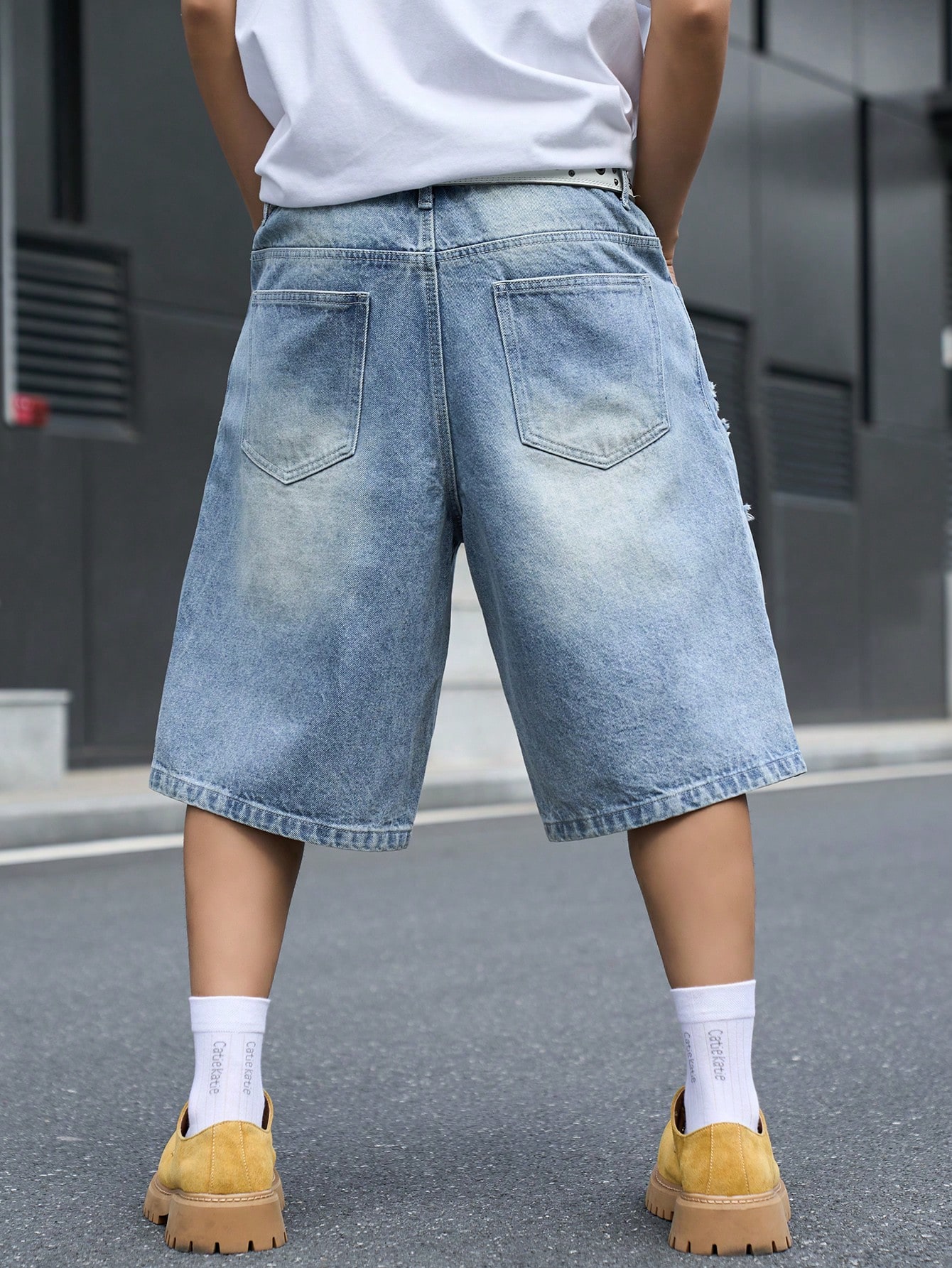 Erkek Bol Kesim Denim Bermuda  - Summer Quotes incelemesi ve fiyatı